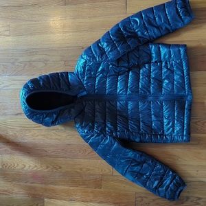 Primary navy puffer jacket